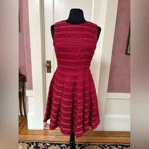Greylin Striped Berry Mini Dress